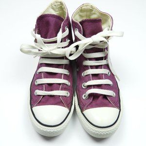 Purple Converse Chuck Taylor High Tops